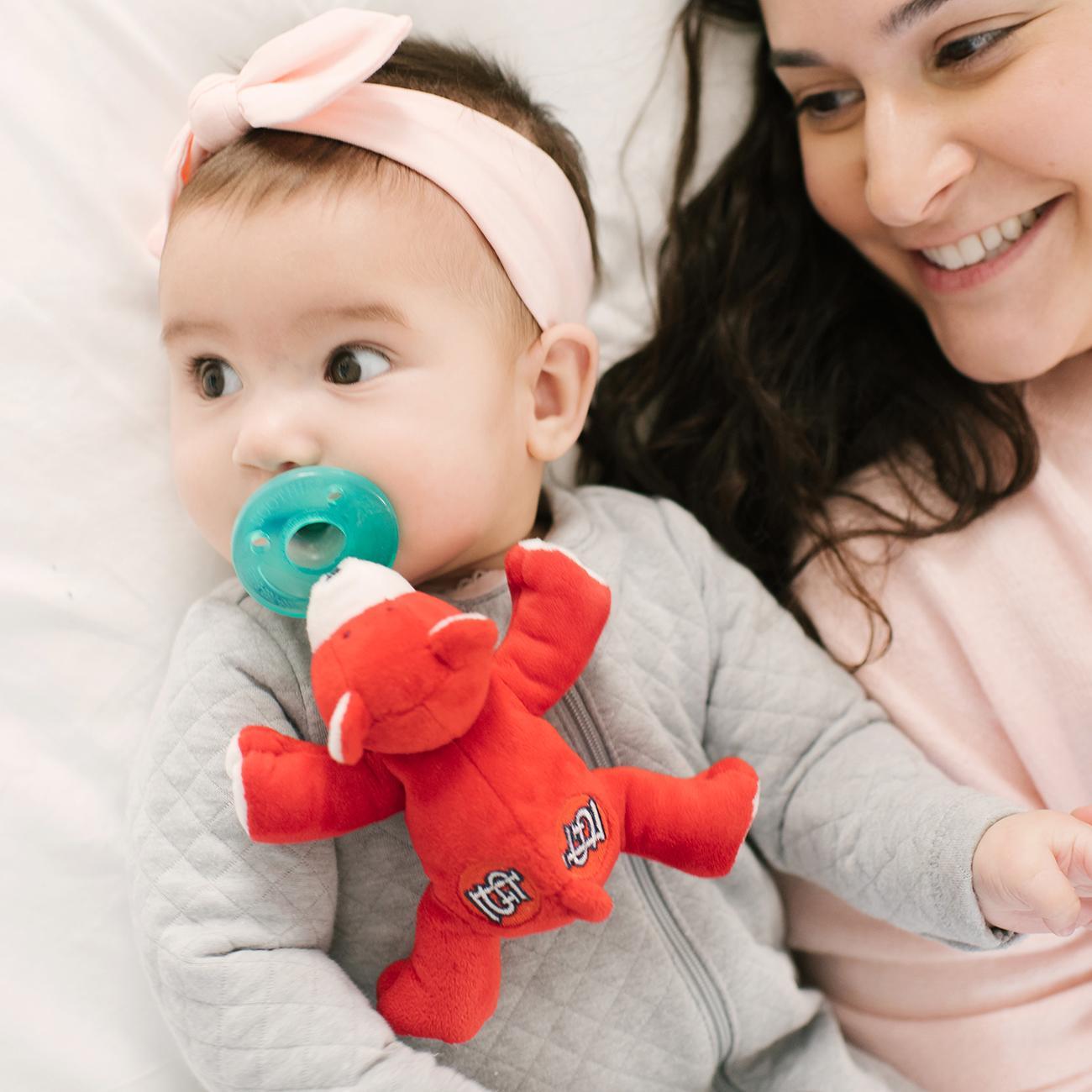 St. Louis Cardinals Bear Plush Pacifier