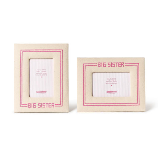 Big Sibling Embroidered Frame 4x6"