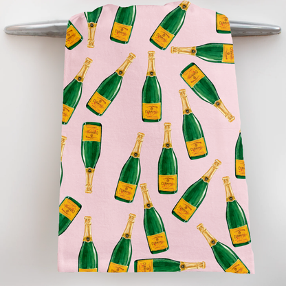 Watercolor Printed Tea Towel