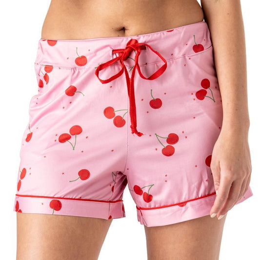 Boxed Pajama Shorts