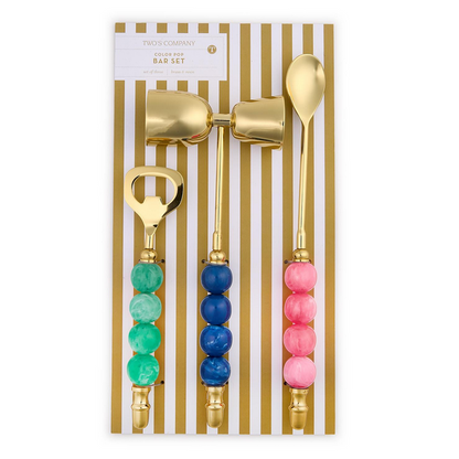 Color Pop Cocktail Bar Set