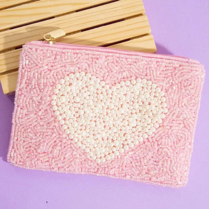 Seed Beaded Coin Purse