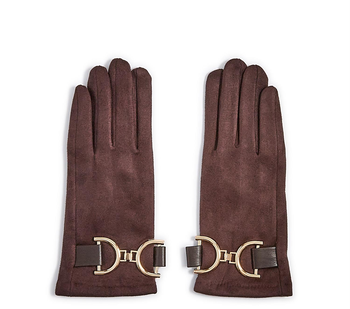 The Milano Oversized Bit Glove in Microsuede with Touchscreen Fingertips