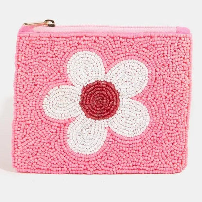 Seed Beaded Coin Purse