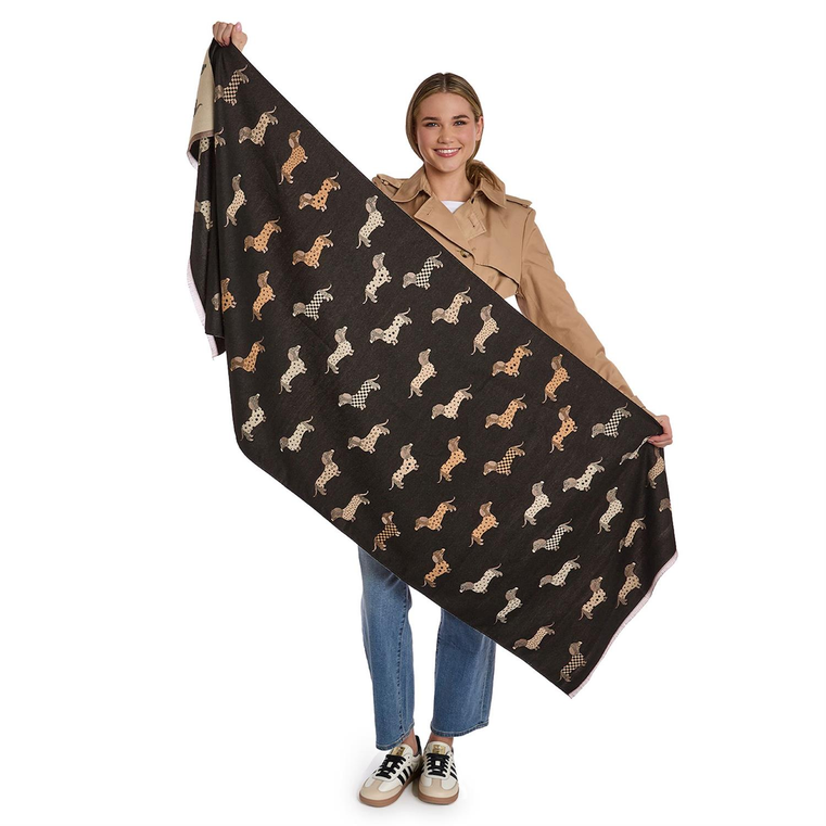 Good Dog Energy Reversible Scarf