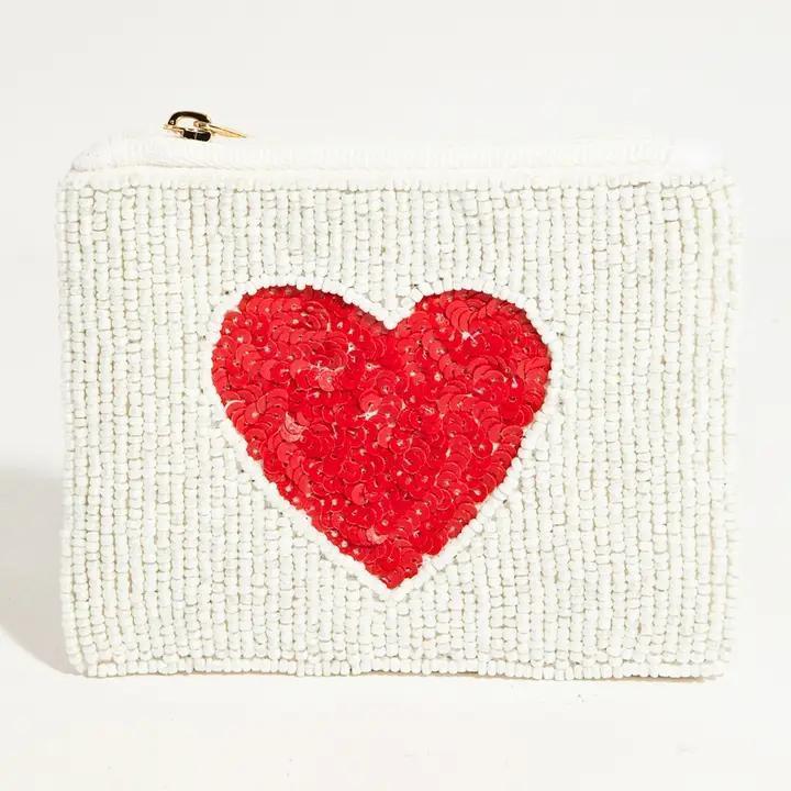 Seed Beaded Coin Purse