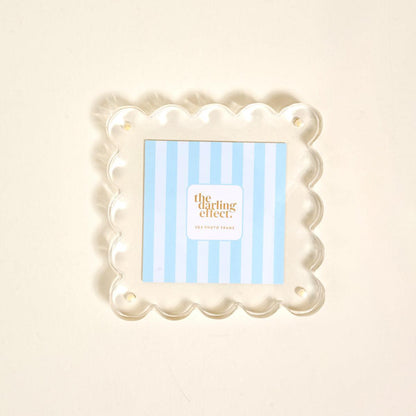 Square Scalloped Acrylic Frame