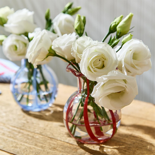 Ruffled Ribbon Vase