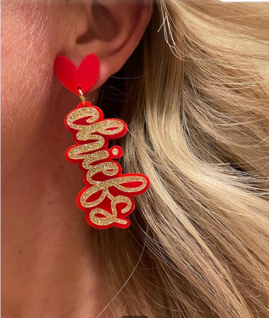 Chiefs Earrings