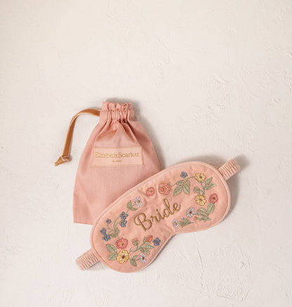 Floral Bride Eye Mask