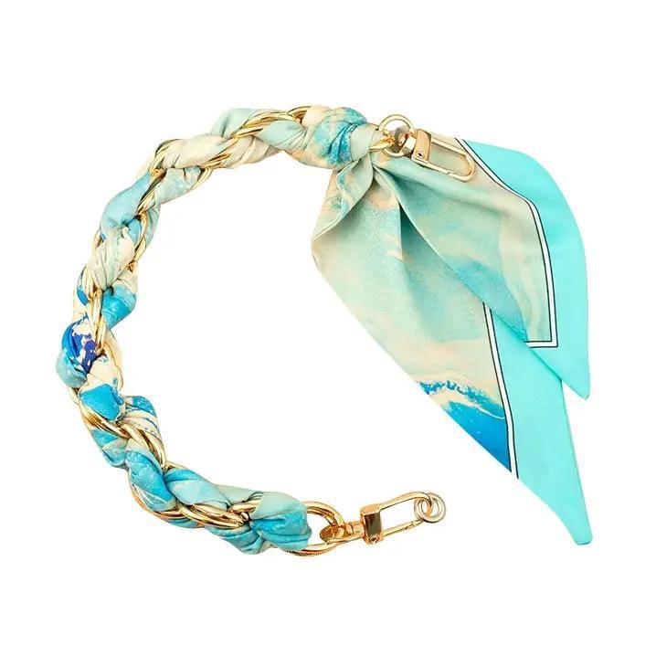 Gold Phone Chain with Scarf