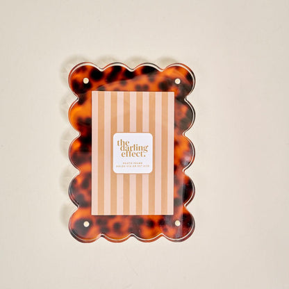 Rectangle Scalloped Acrylic Frame