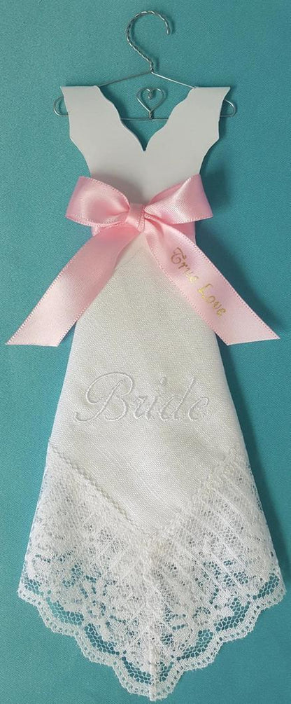 Embroidered Bridal Hanky