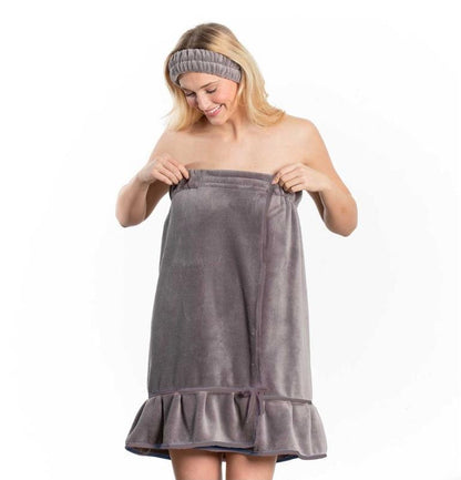 Plush Spa Wrap w/ Monogram