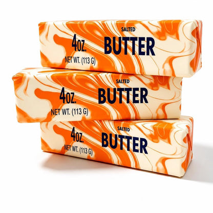 Marbled Butter Squishy 🧈 - Slow Rise Sensory Toy - 5.5"