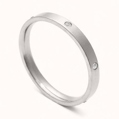 Skinny Corinne Silver Ring
