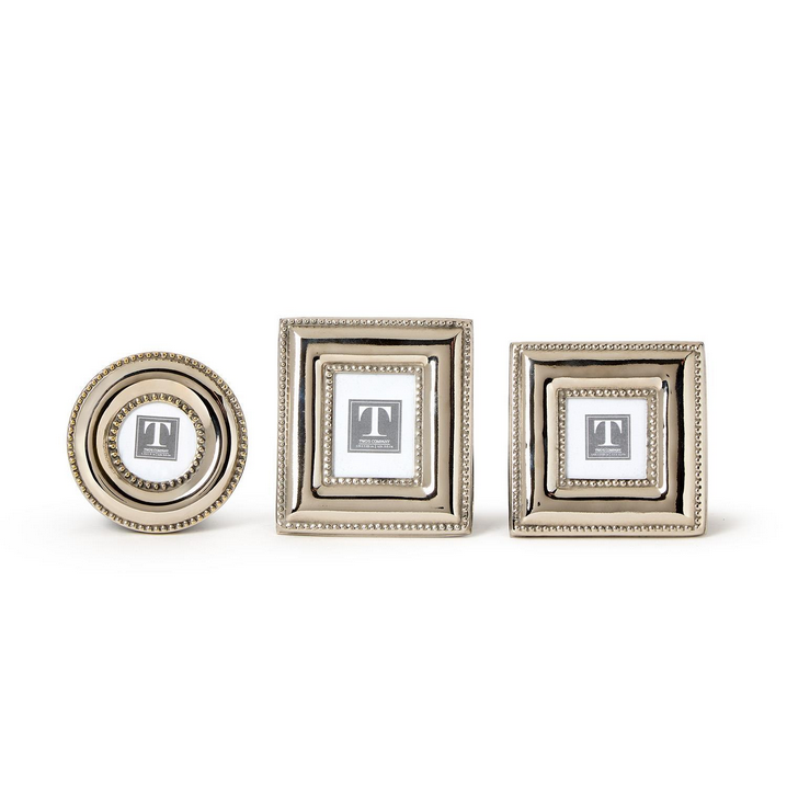 Silver Bead Mini Frames