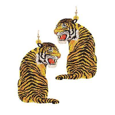Tiger Earrings