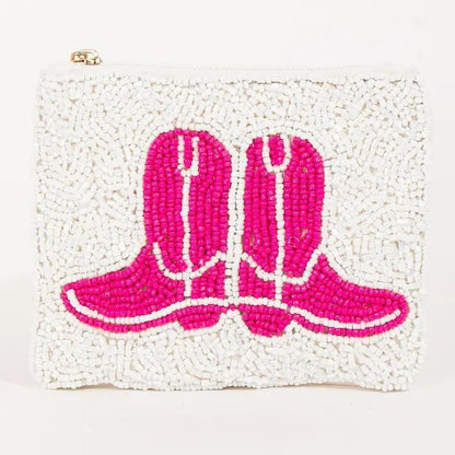Seed Beaded Coin Purse