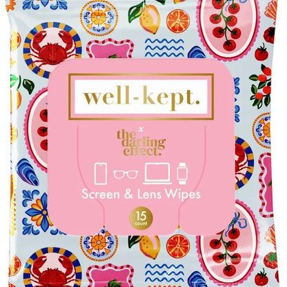 Screen Cleansing Towelettes / Tech Wipes - 15 Count