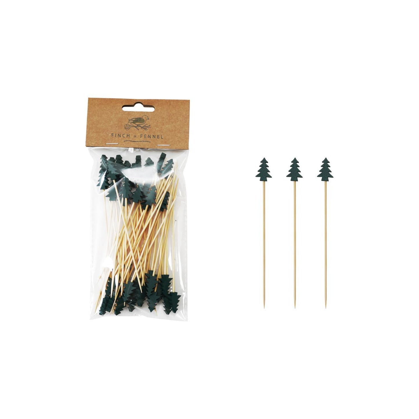 50 Tree Bamboo Skewers