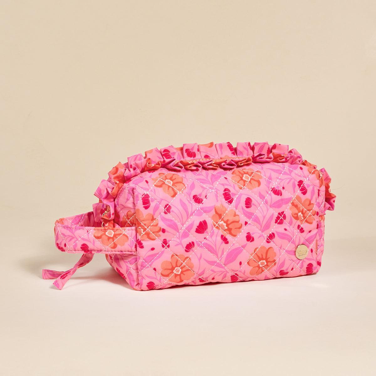 Essentials Quilted Cosmetic Pouch