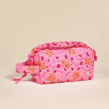 Essentials Quilted Cosmetic Pouch