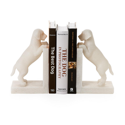 Playful Puppy Dog Book End