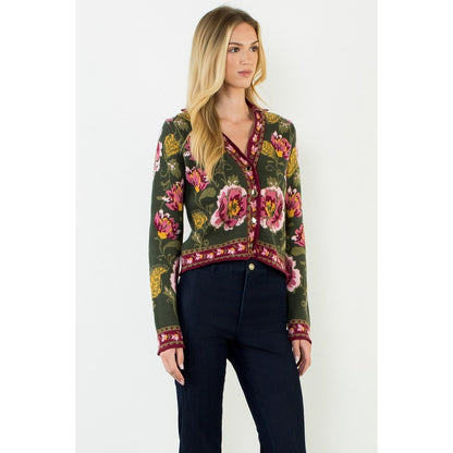 Floral Button Cardigan