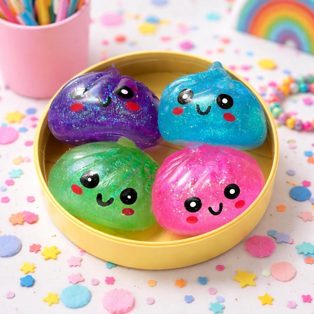 Mini Dumpling Squishy Set