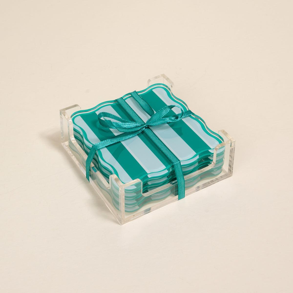 Table Talk Acrylic Coaster Set