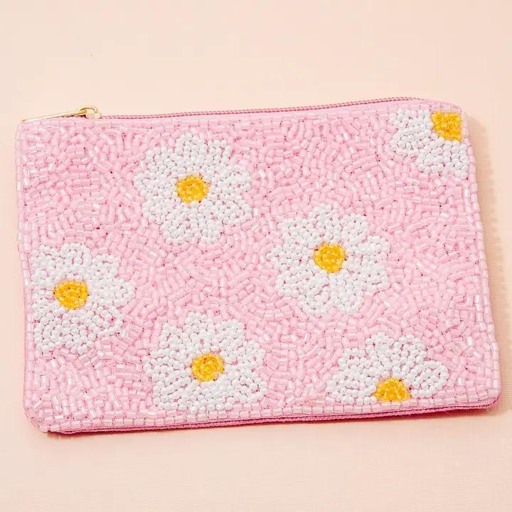 Seed Beaded Coin Purse