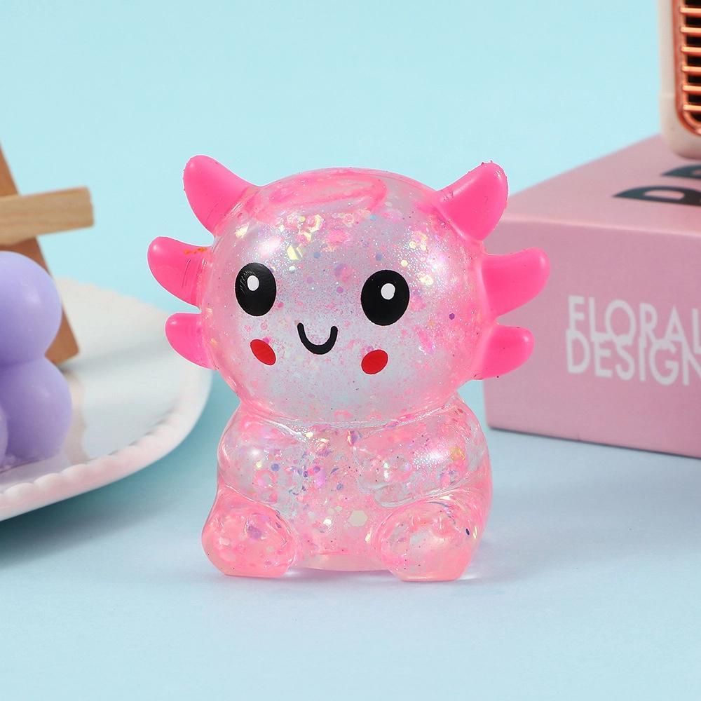 Maltose Glitter cute Salamander squishy fidget toy
