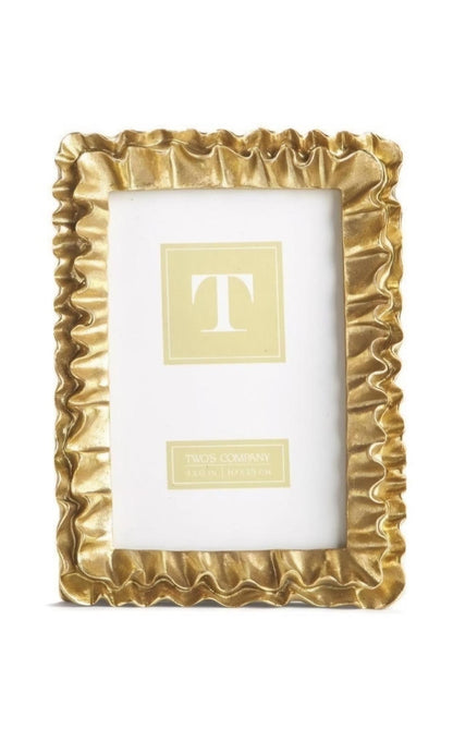 Gold Ruffles Frame