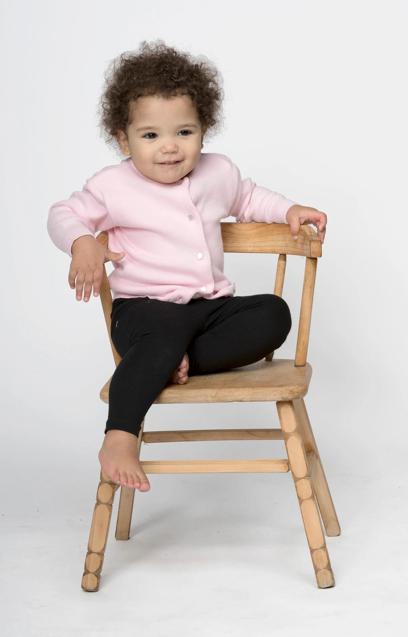 Monogrammed Cotton Cashmere Cardigan