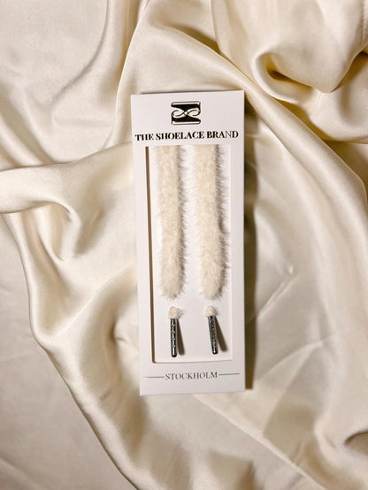 Faux Fur Plush Shoelaces