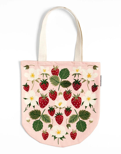 Fruit Print Canvas Tote Bag