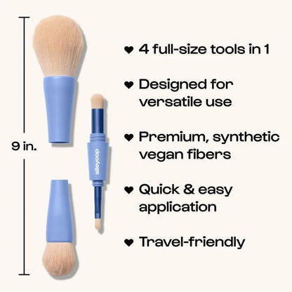 Overachiever - 4-in-1 Makeup Brushes