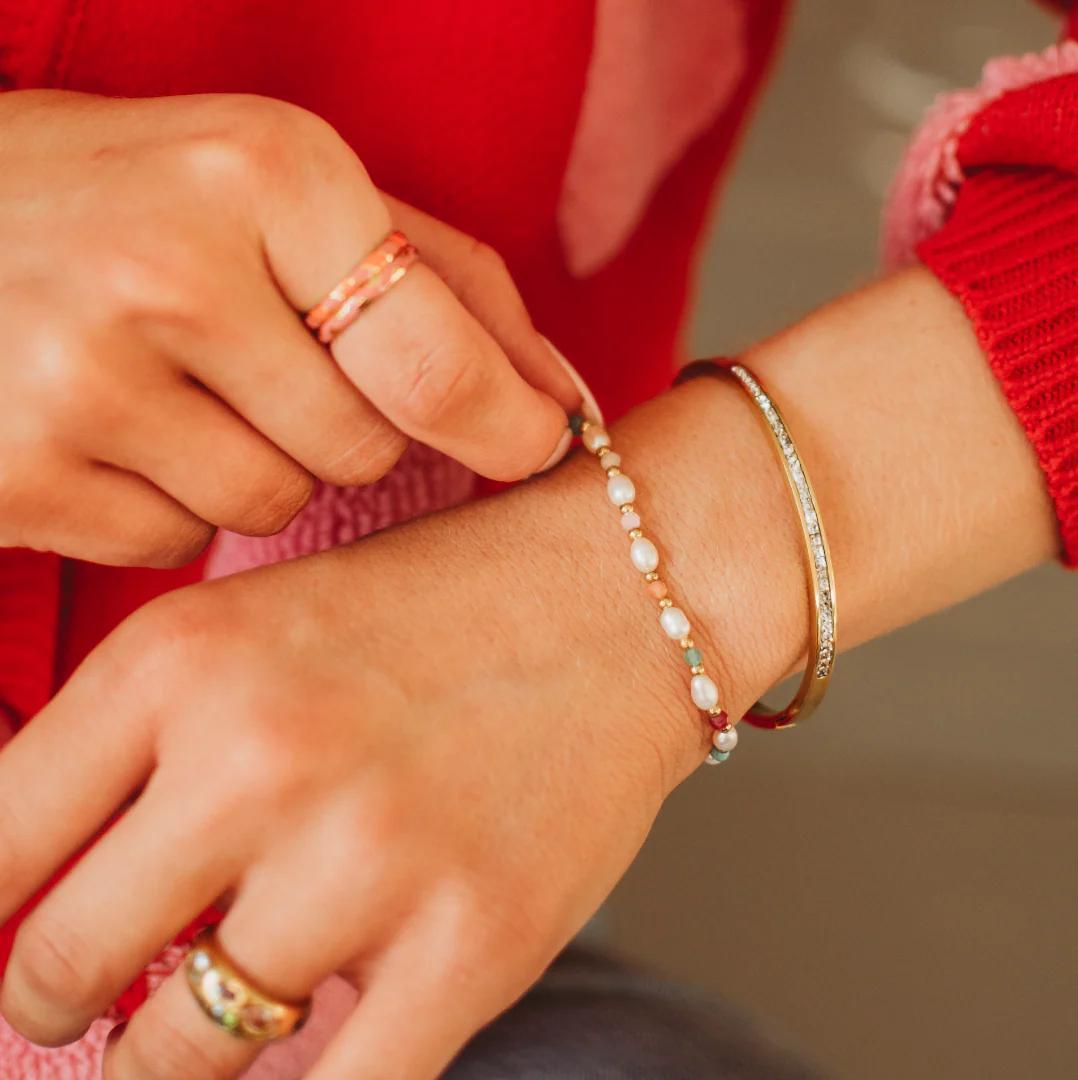 Colorful Pearl Bracelet