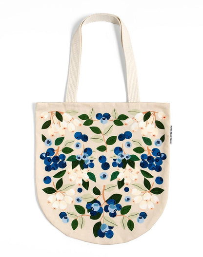 Fruit Print Canvas Tote Bag