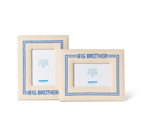 Big Sibling Embroidered Frame 4x6"