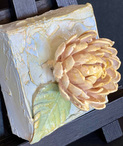 4X4 inch Clay Mum Artwork