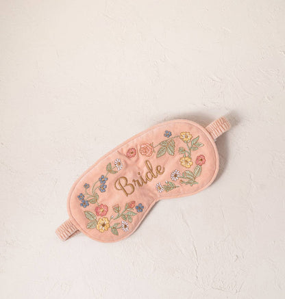 Floral Bride Eye Mask