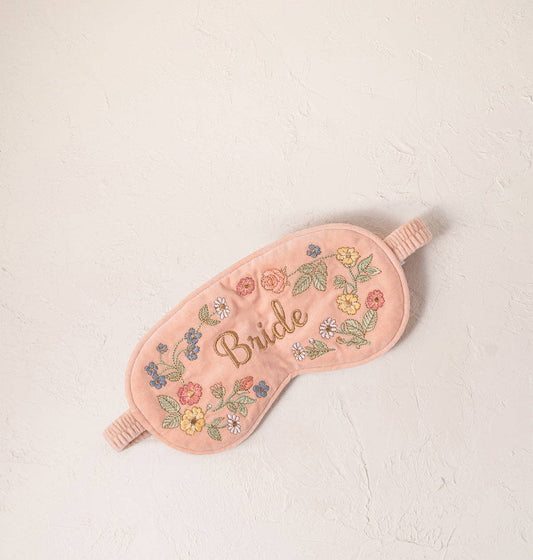 Floral Bride Eye Mask