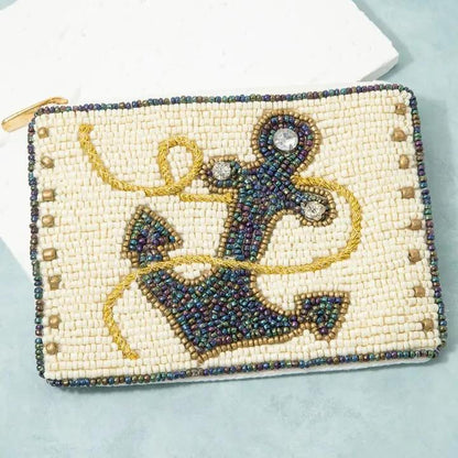 Seed Beaded Coin Purse