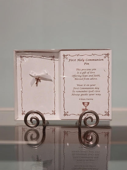 First Communion Cross Pin