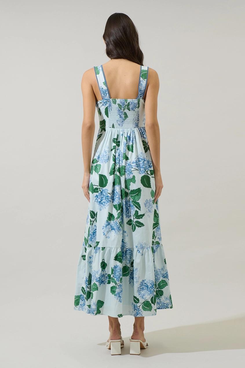 Mirla Floral Krisy Sleeveless Maxi Dress