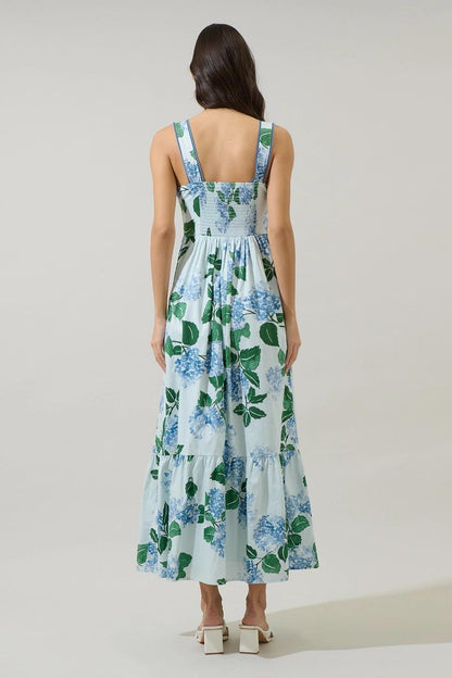 Mirla Floral Krisy Sleeveless Maxi Dress