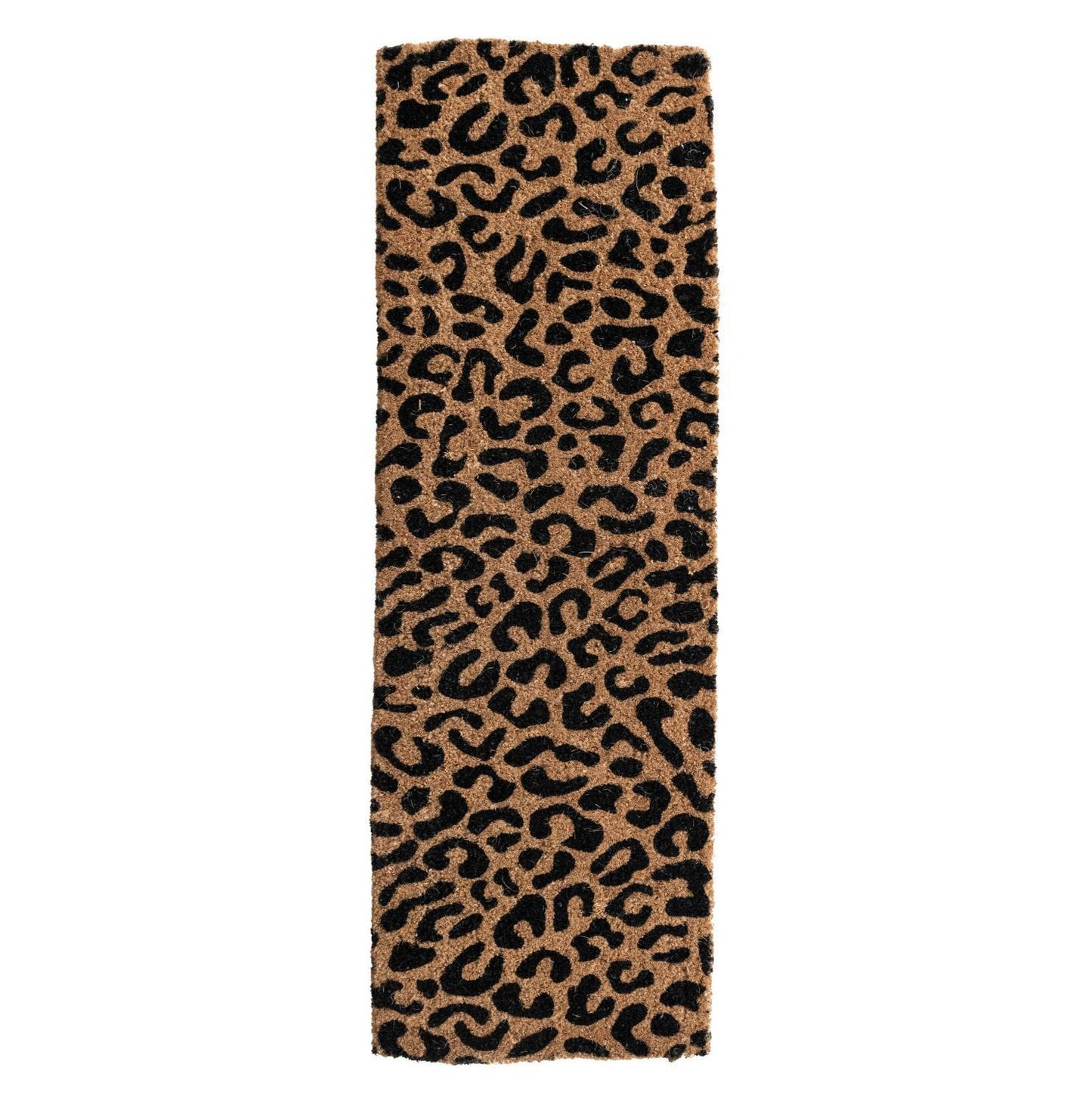 Leopard Print Coir Doormat