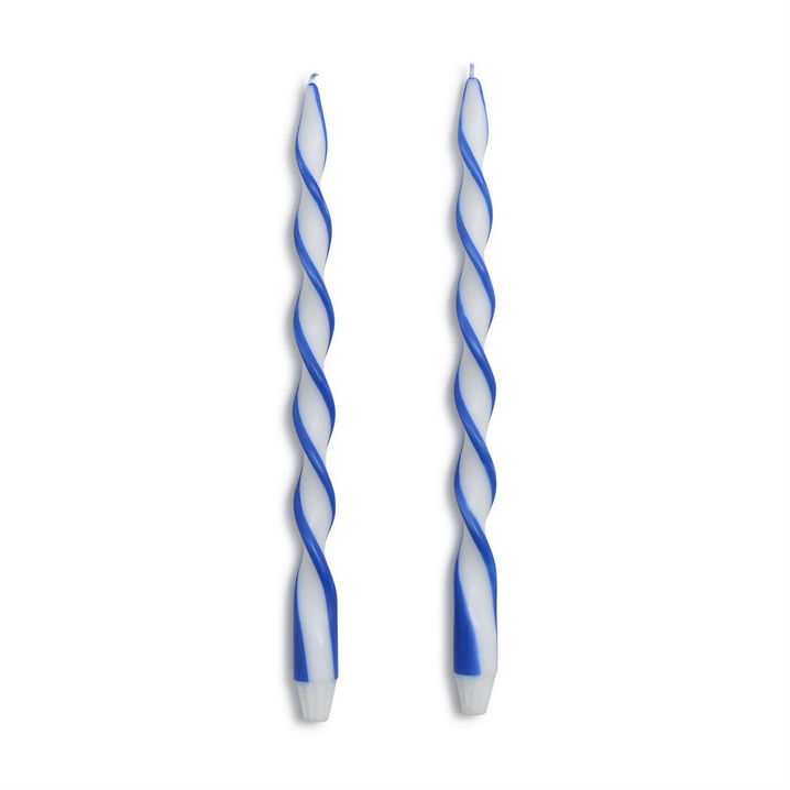 15.75" Twist & Glow Taper Candles - Set/2